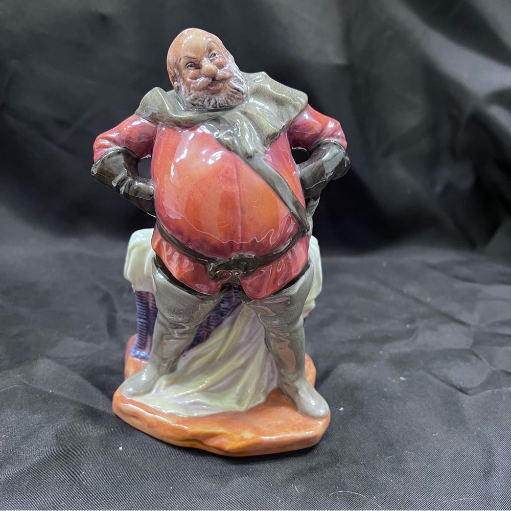 1940s Royal Doulton “Falstaff” HN‎ 2054 Porcelain Figurine 7” - Vintage Mint